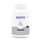 Aspire Nutrition Bio-Heal Pro+ 6-in-1 Probiotic Capsules (Professional Strength Probiotic) supplement bottle on a white background