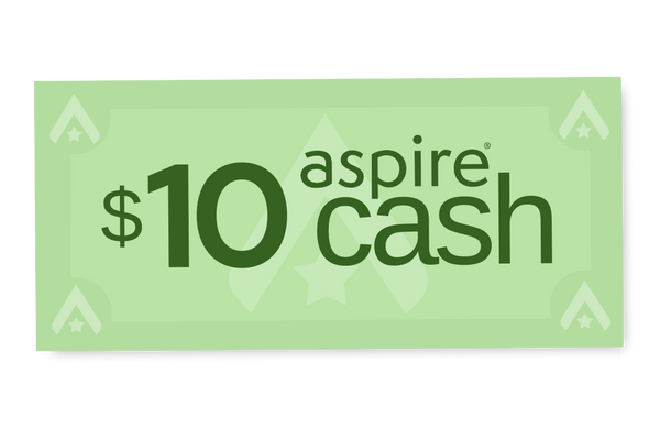 FREE $10 Aspire Cash