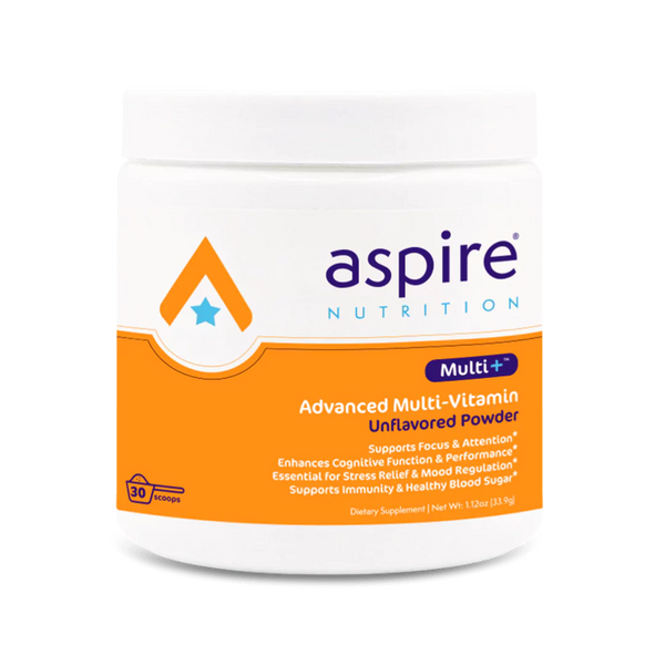 Multi+ Multi-Vitamin Powder (Unflavored) | Aspire Nutrition
